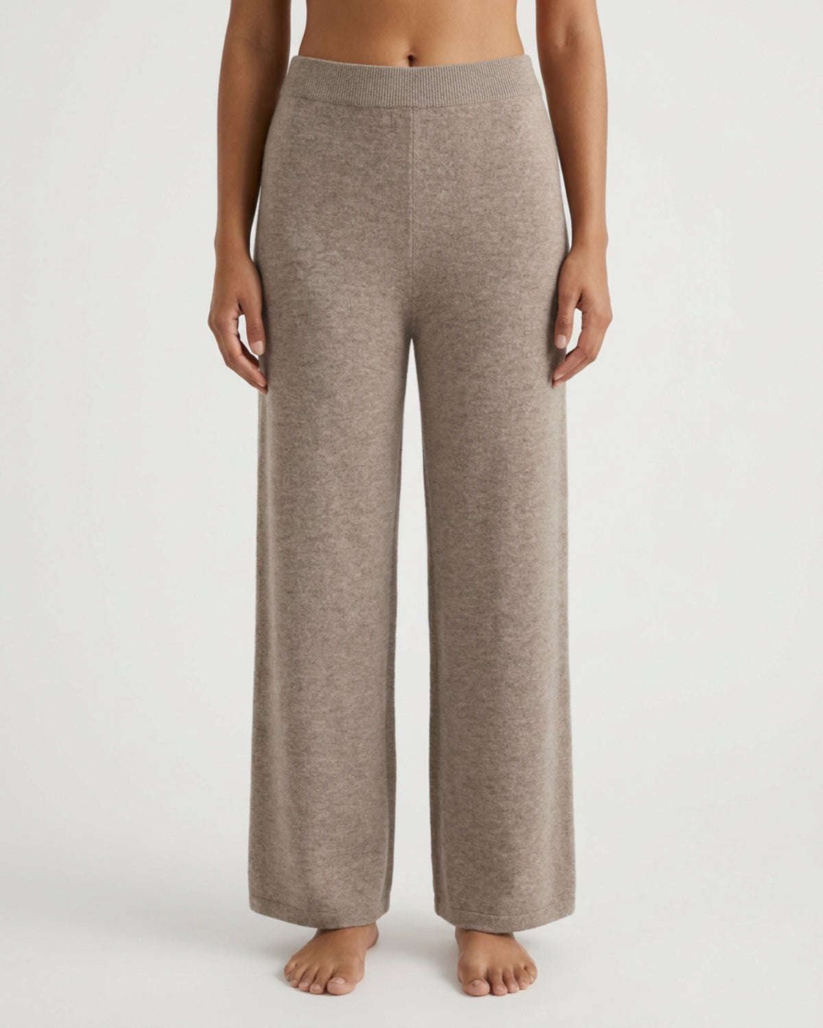 MARC LAUGE NORMA WIDE PANT LAMBSWOLL KNITWEAR 135 EARTH