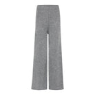MARC LAUGE NORMA WIDE PANT LAMBSWOLL KNITWEAR 253 LIGHT GREY MELANGE
