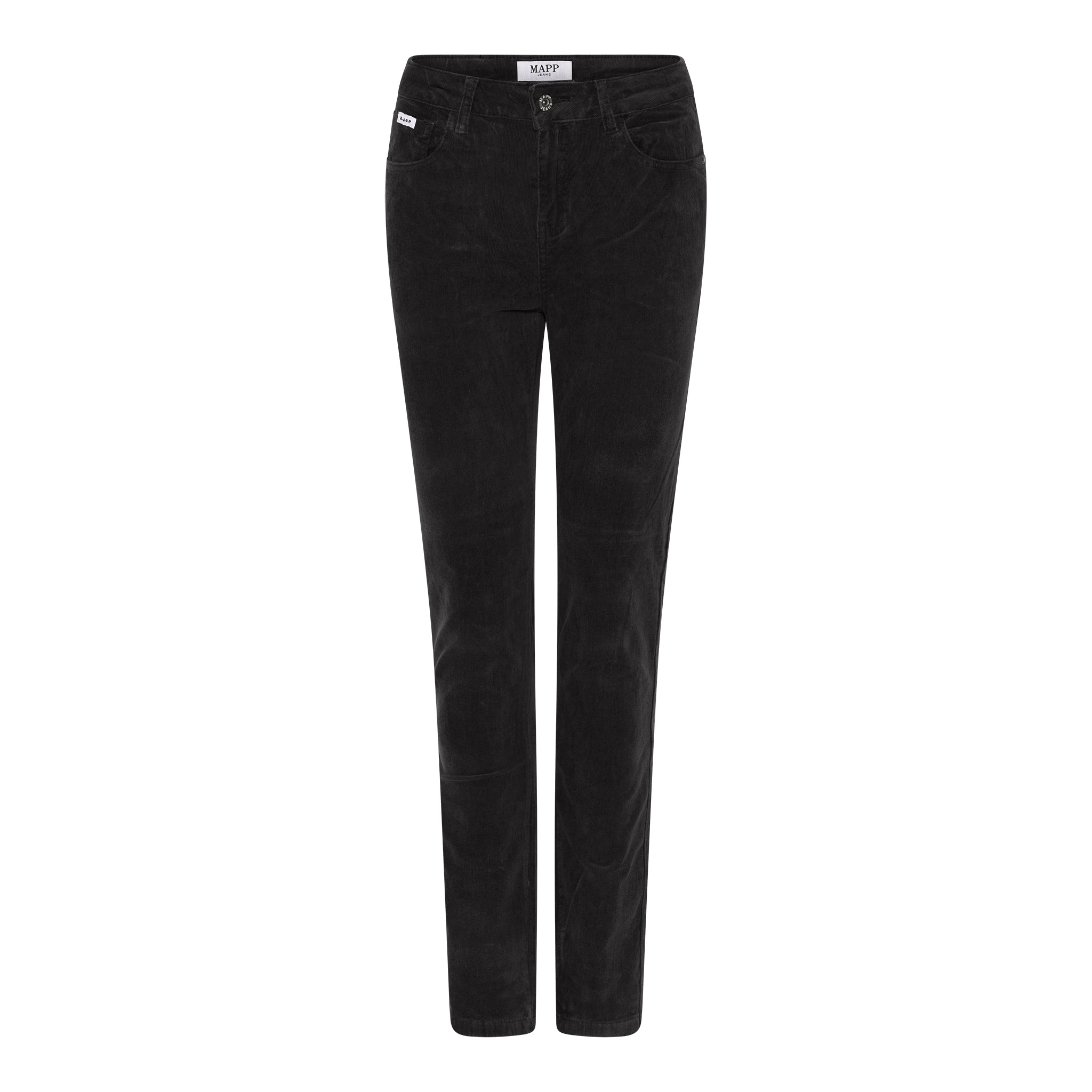 MAPP New Tonja Straight Corduroy Jeans CORD/FLØJL 80 BLACK