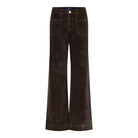 M JEANS New Tutti Wide 11W Corduroy Jeans CORD/FLØJL 129 CHOCOLATE