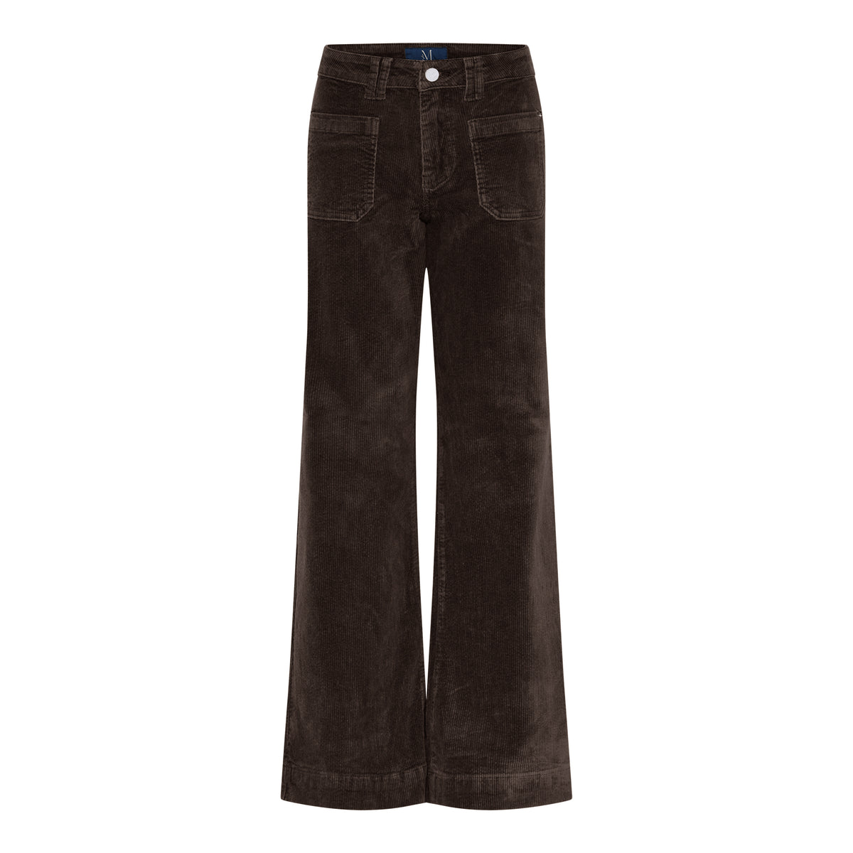M JEANS New Tutti Wide 11W Corduroy Jeans CORD/FLØJL 129 CHOCOLATE
