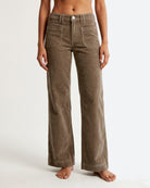 M JEANS New Tutti Wide 11W Corduroy Jeans CORD/FLØJL 136 FANGO