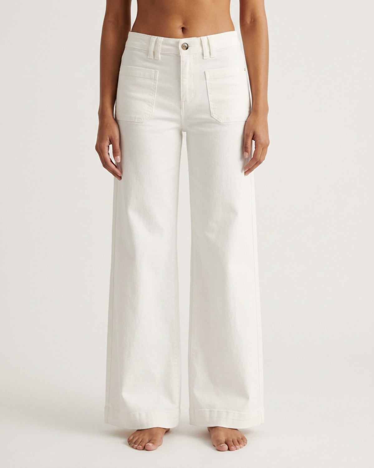 M JEANS New Tutti Wide Baby Corduroy Jeans CORD/FLØJL 20 OFF WHITE