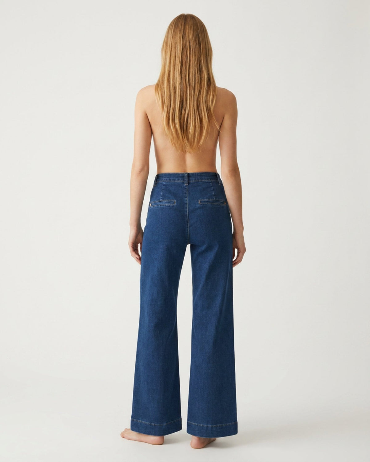 M JEANS New Tutti Wide Leg Jeans DENIM/TWILL 9396 DENIM USED