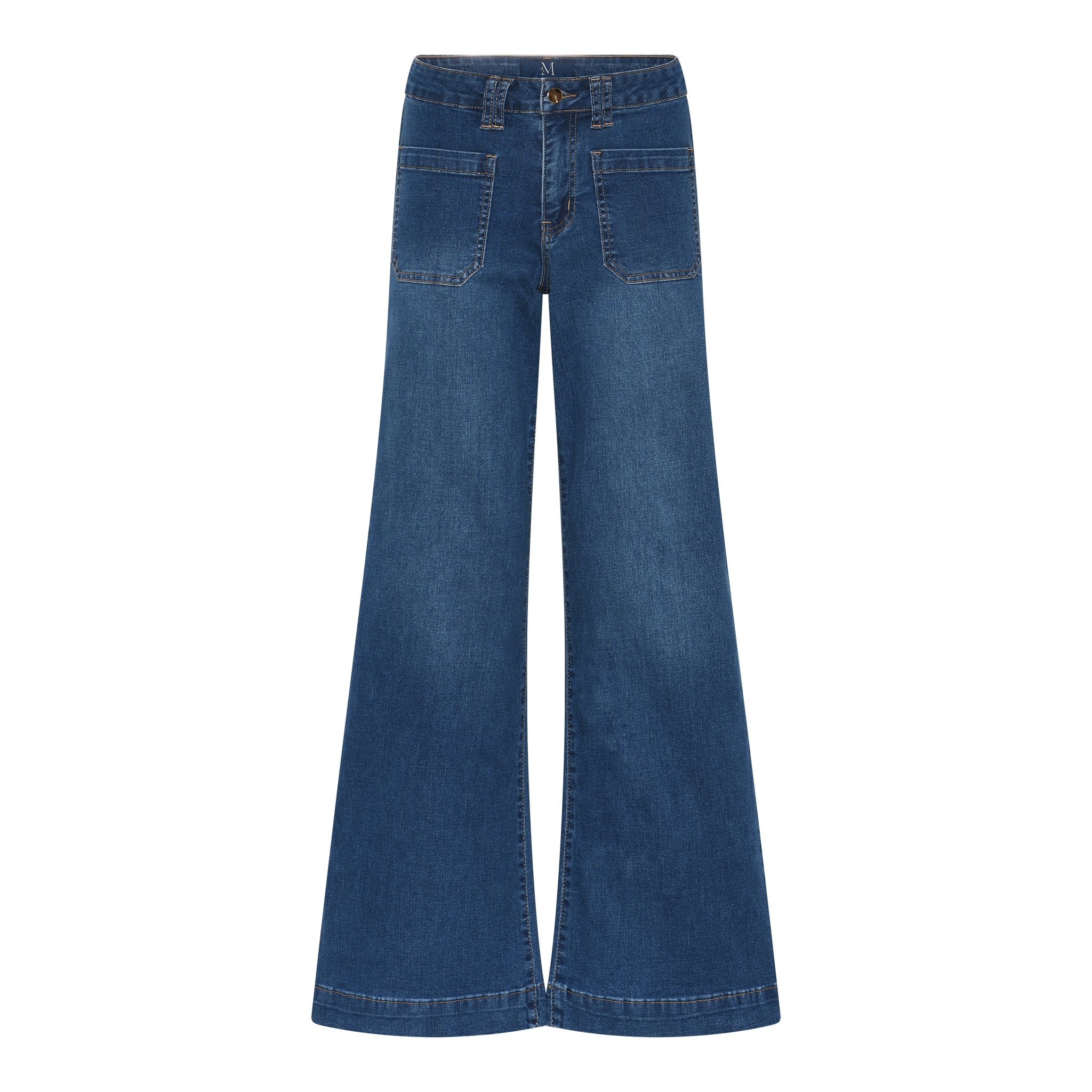 M JEANS New Tutti Wide Leg Jeans DENIM/TWILL 9396 DENIM USED