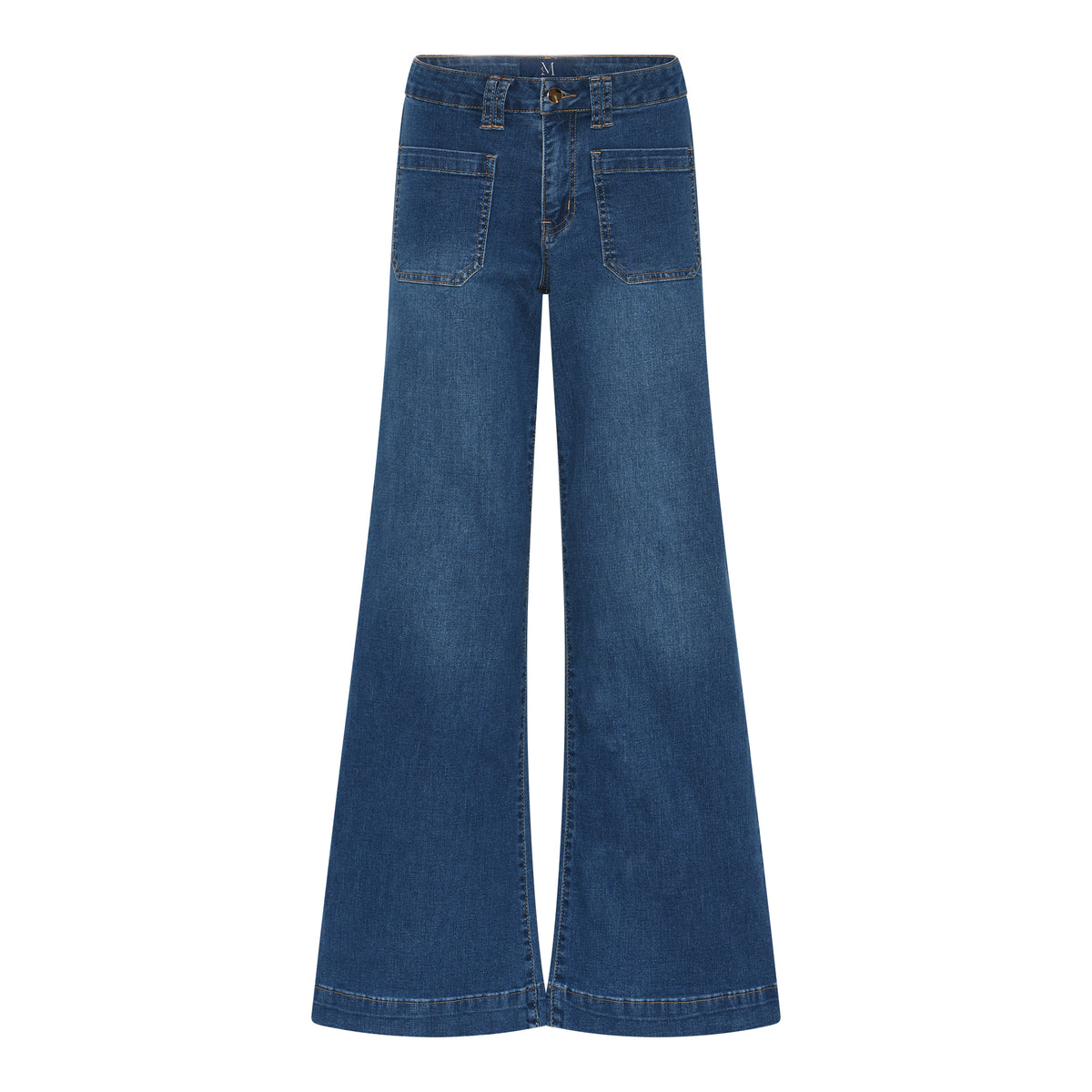 M JEANS New Tutti Wide Leg Jeans DENIM/TWILL 9396 DENIM USED