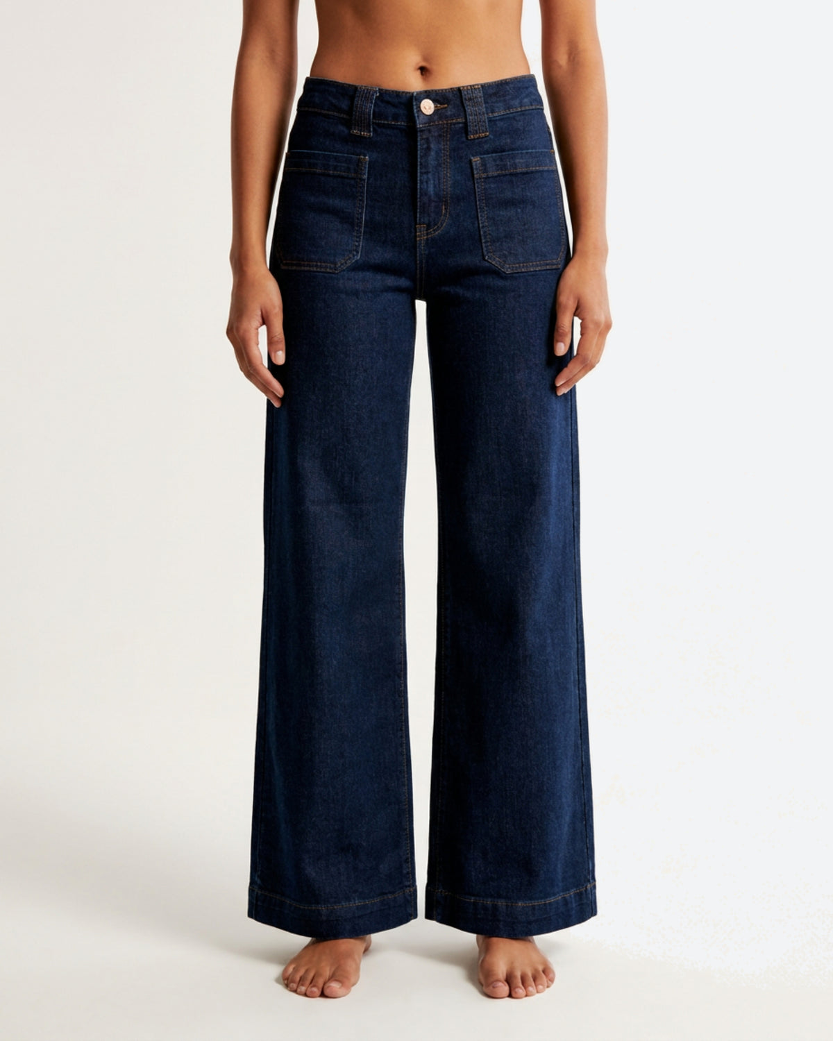 M JEANS New Tutti Wide Leg Jeans DENIM/TWILL 96 DARK BLUE DENIM