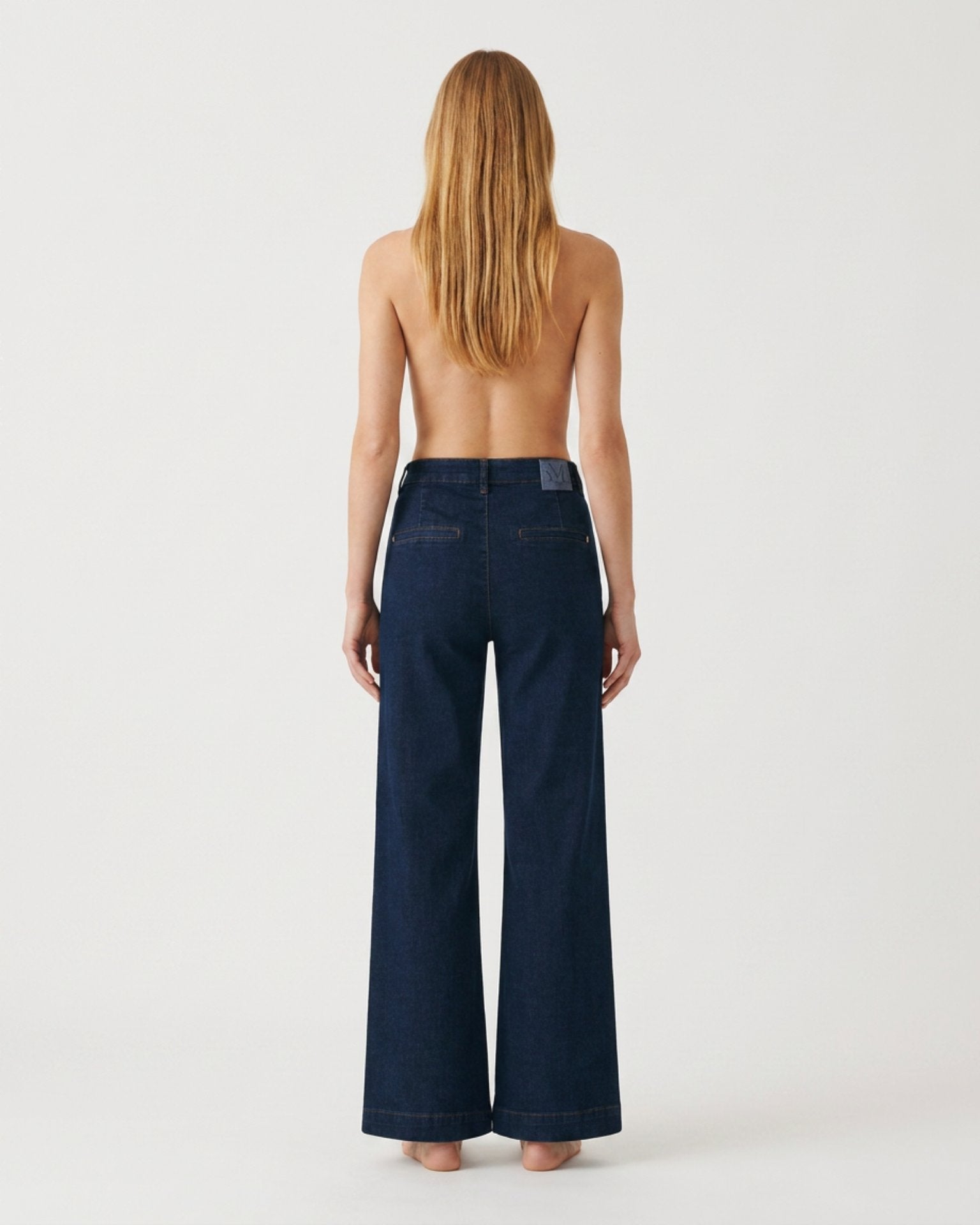 M JEANS New Tutti Wide Leg Jeans | Marc Lauge DENIM/TWILL 9696 BLUE DENIM USED
