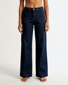 M JEANS New Tutti Wide Leg Jeans | Marc Lauge DENIM/TWILL