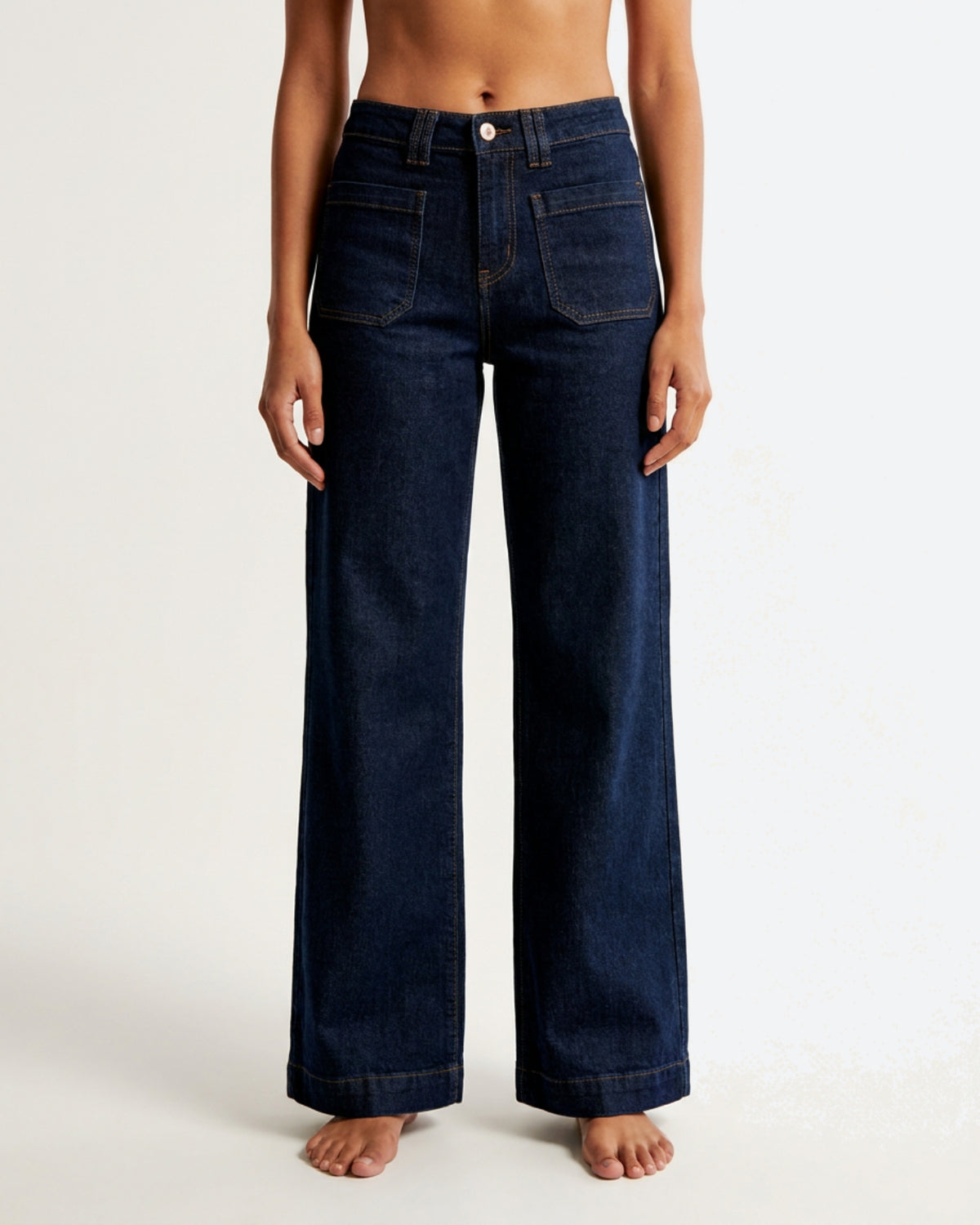 M JEANS New Tutti Wide Leg Jeans | Marc Lauge DENIM/TWILL