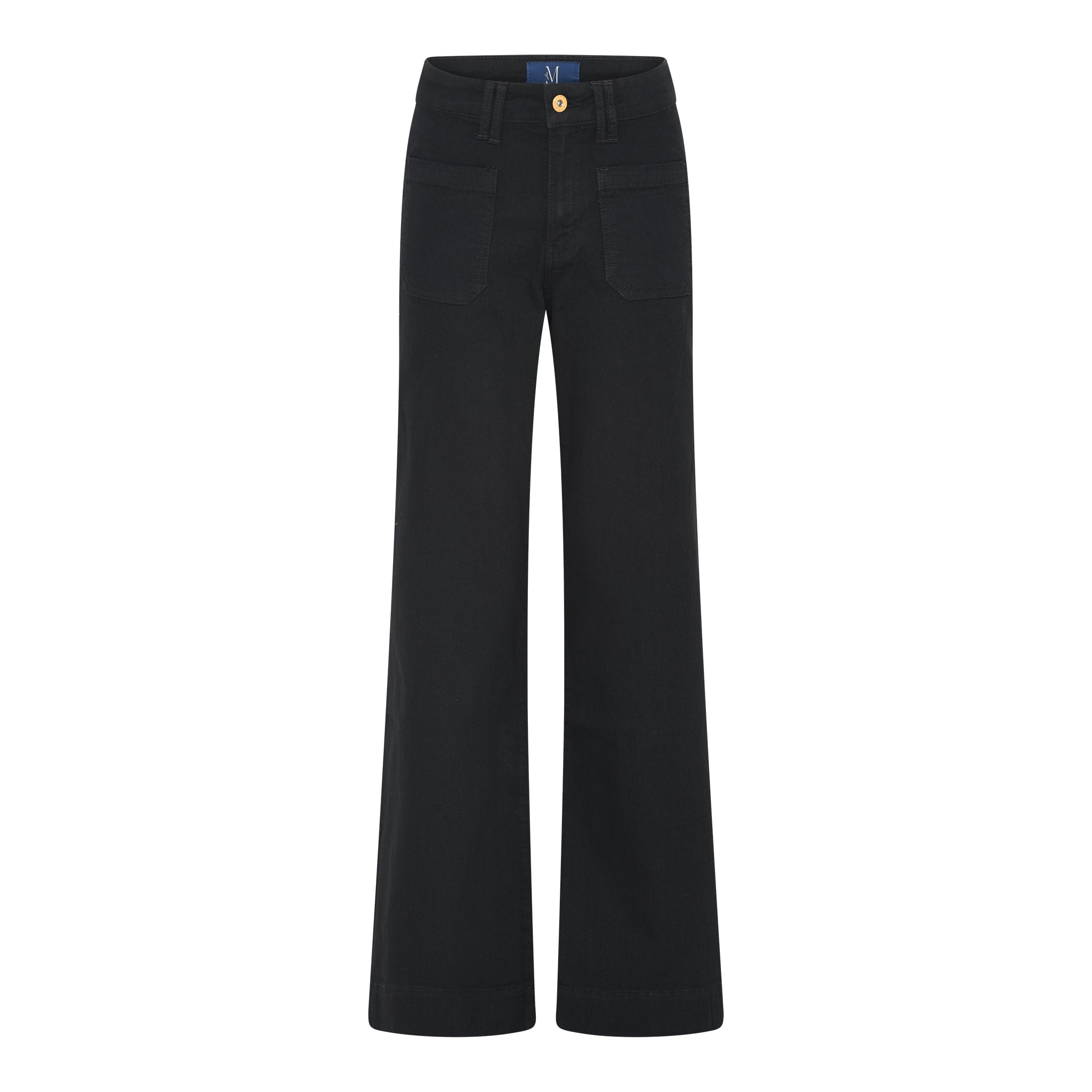 M JEANS New Tutti Wide Twill Jeans DENIM/TWILL 80 BLACK