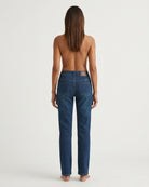 MARC LAUGE Normal Fit Straight Leg Denim Jeans | Marc Lauge DENIM/TWILL 9696 BLUE DENIM USED