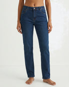 MARC LAUGE Normal Fit Straight Leg Denim Jeans | Marc Lauge DENIM/TWILL 9696 BLUE DENIM USED