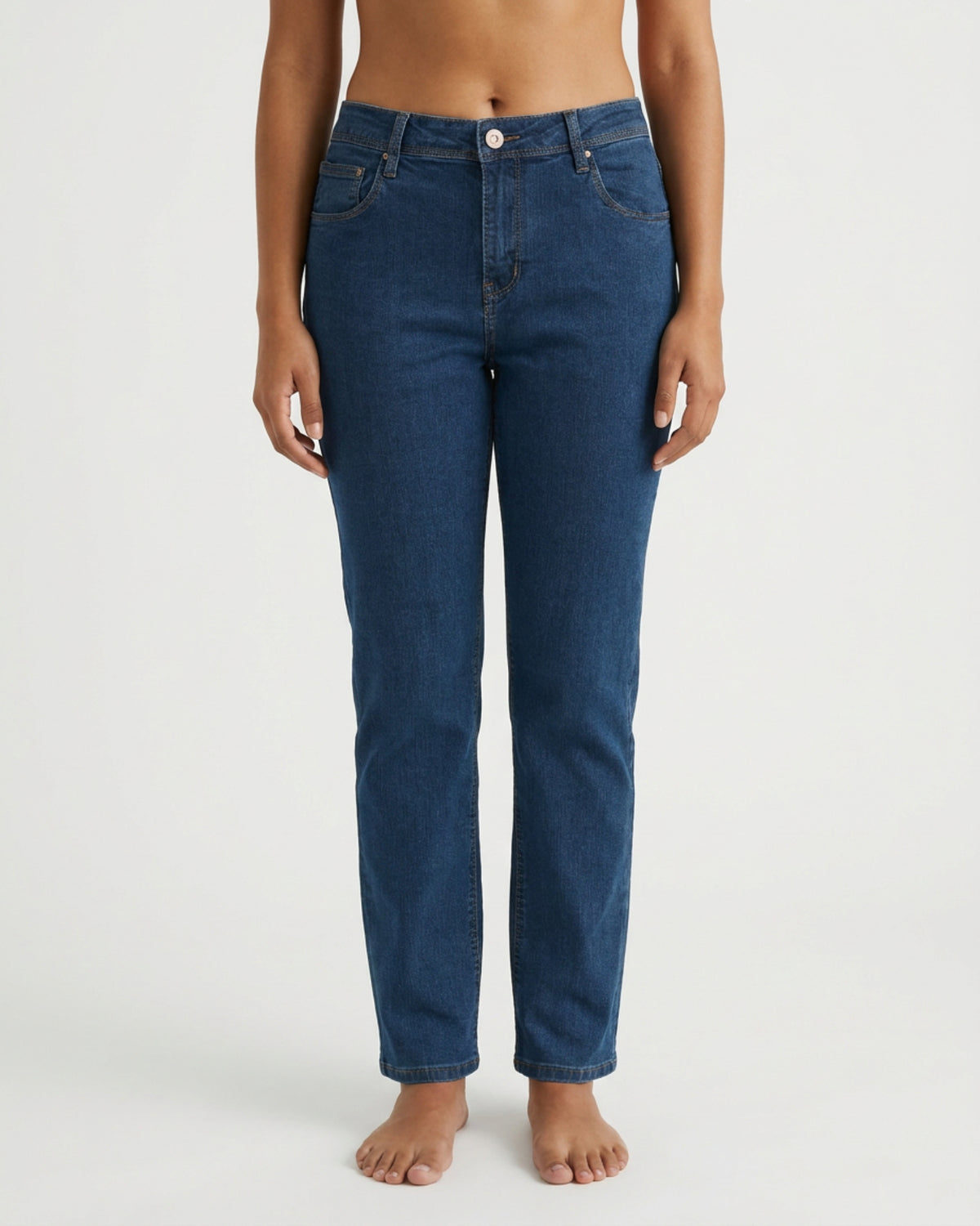 MARC LAUGE Normal Fit Straight Leg Denim Jeans | Marc Lauge DENIM/TWILL 93 CLASSIC BLUE DENIM