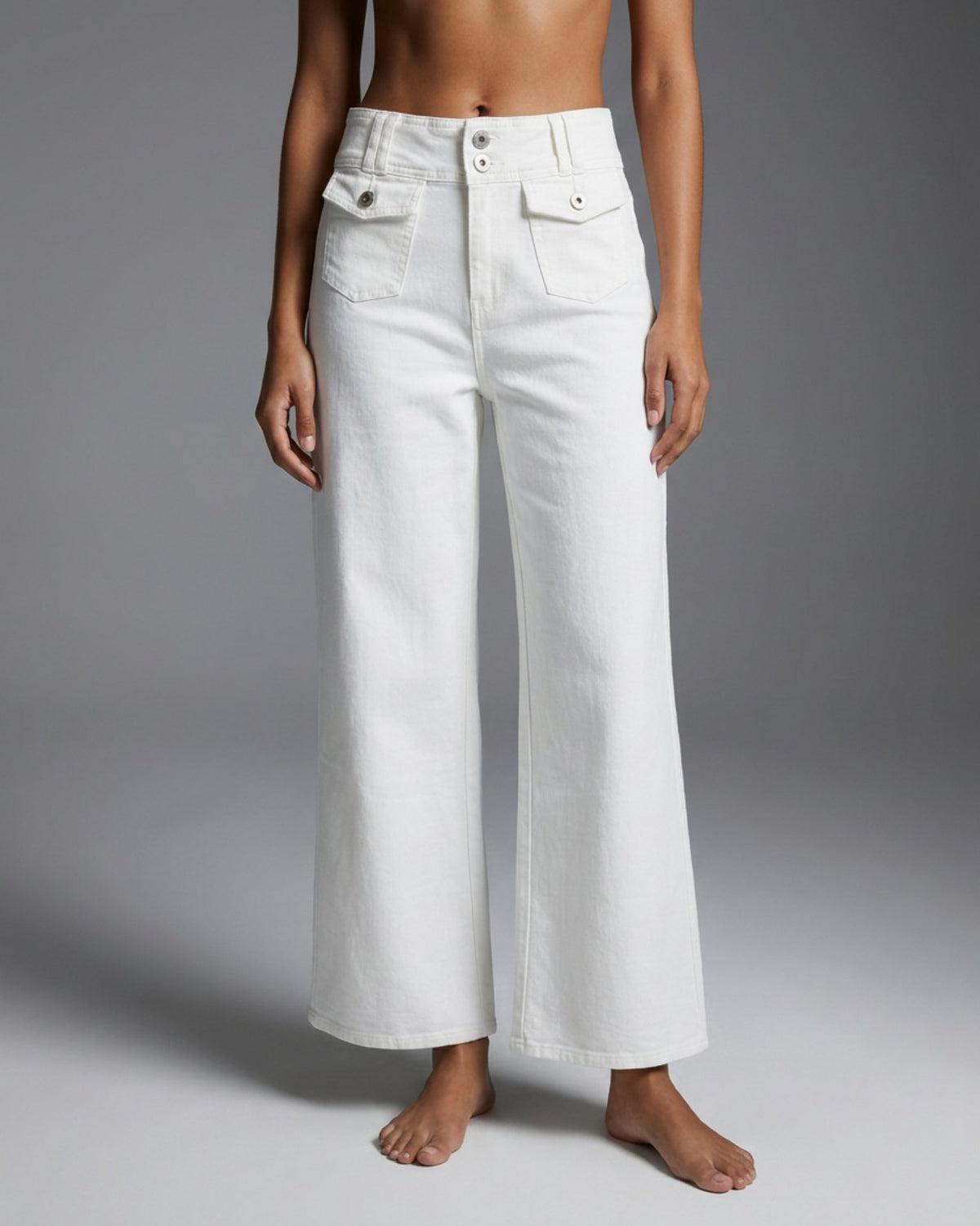 M JEANS Nova Wide Pocket Jeans DENIM/TWILL 20 OFF WHITE