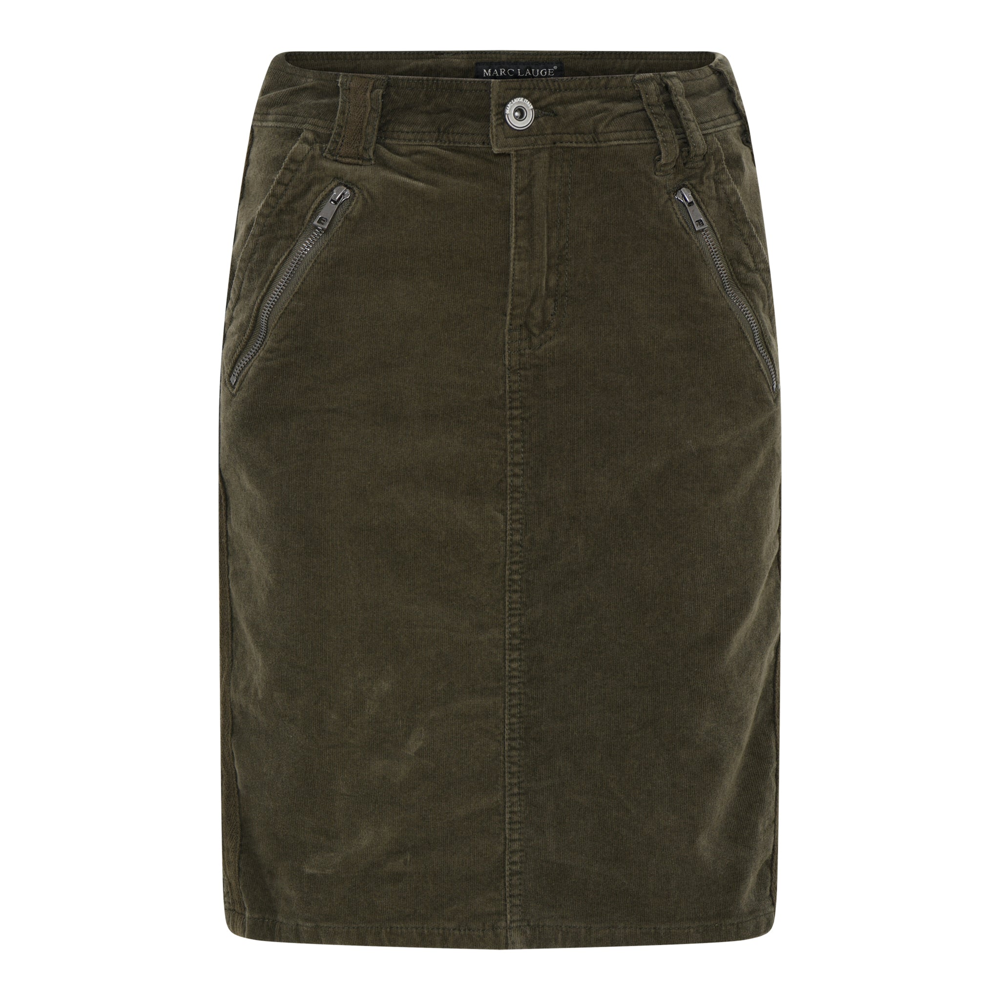 MARC LAUGE OPI SKIRT CORDUROY CORD/FLØJL 272 ARMY
