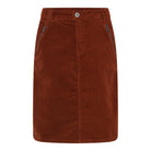 MARC LAUGE OPI SKIRT CORDUROY CORD/FLØJL 505 TERRACOTTA