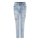 MAPP PATCH SPRING JEANS (PUSH UP) DENIM/TWILL 909699 LT. BLUE USED