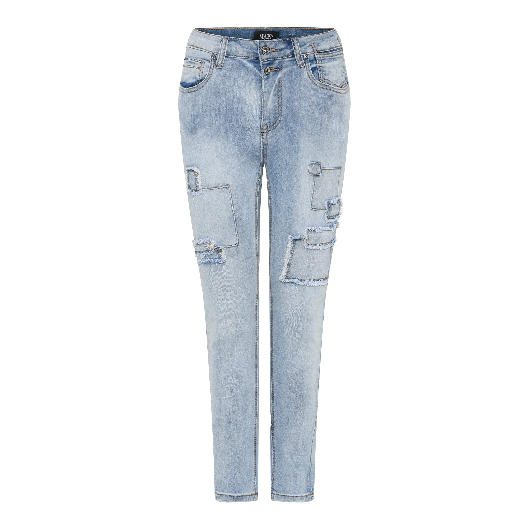 MAPP PATCH SPRING JEANS (PUSH UP) DENIM/TWILL 909699 LT. BLUE USED
