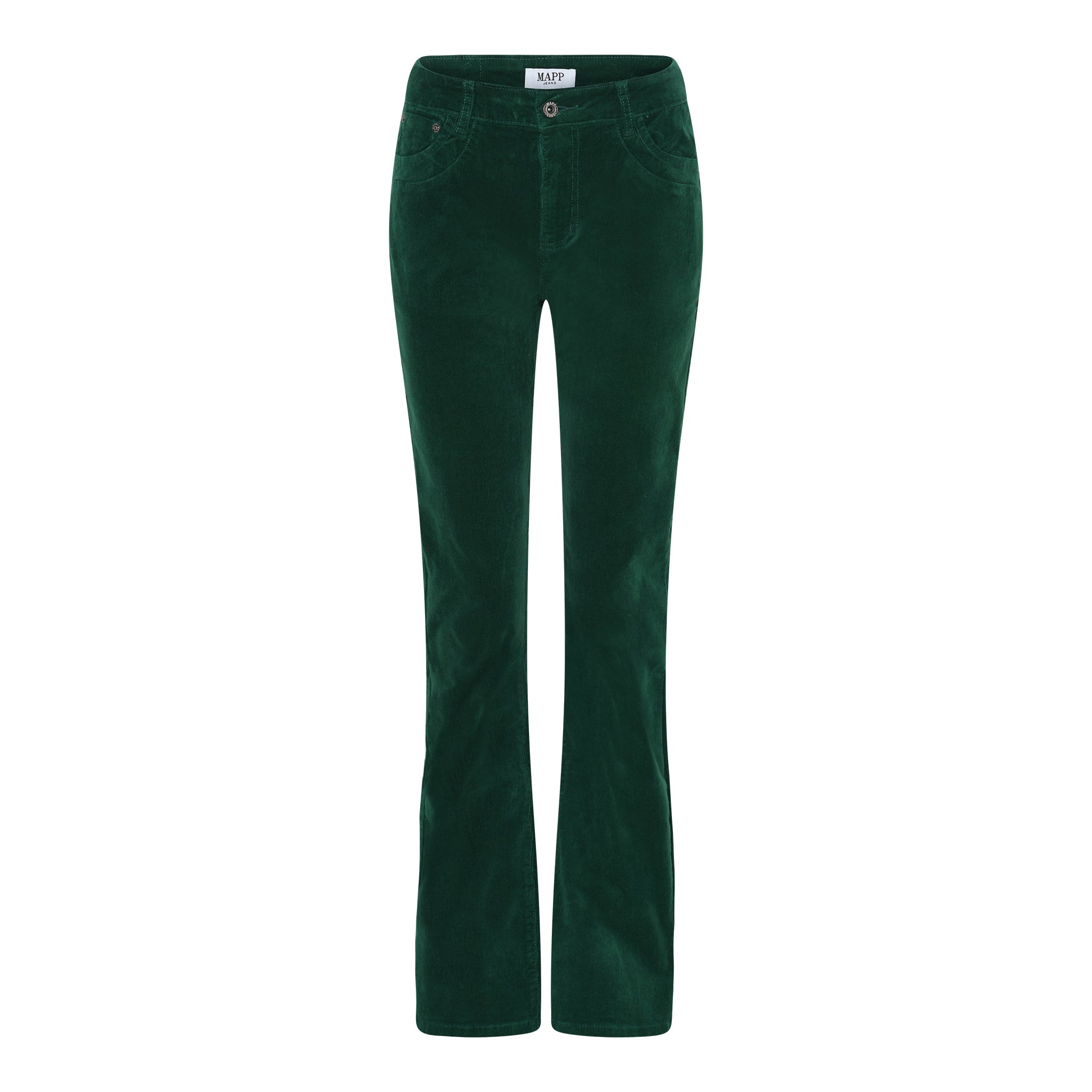 MAPP PATTI BOOTCUT CORD JEANS CORD/FLØJL 265 GRASS GREEN