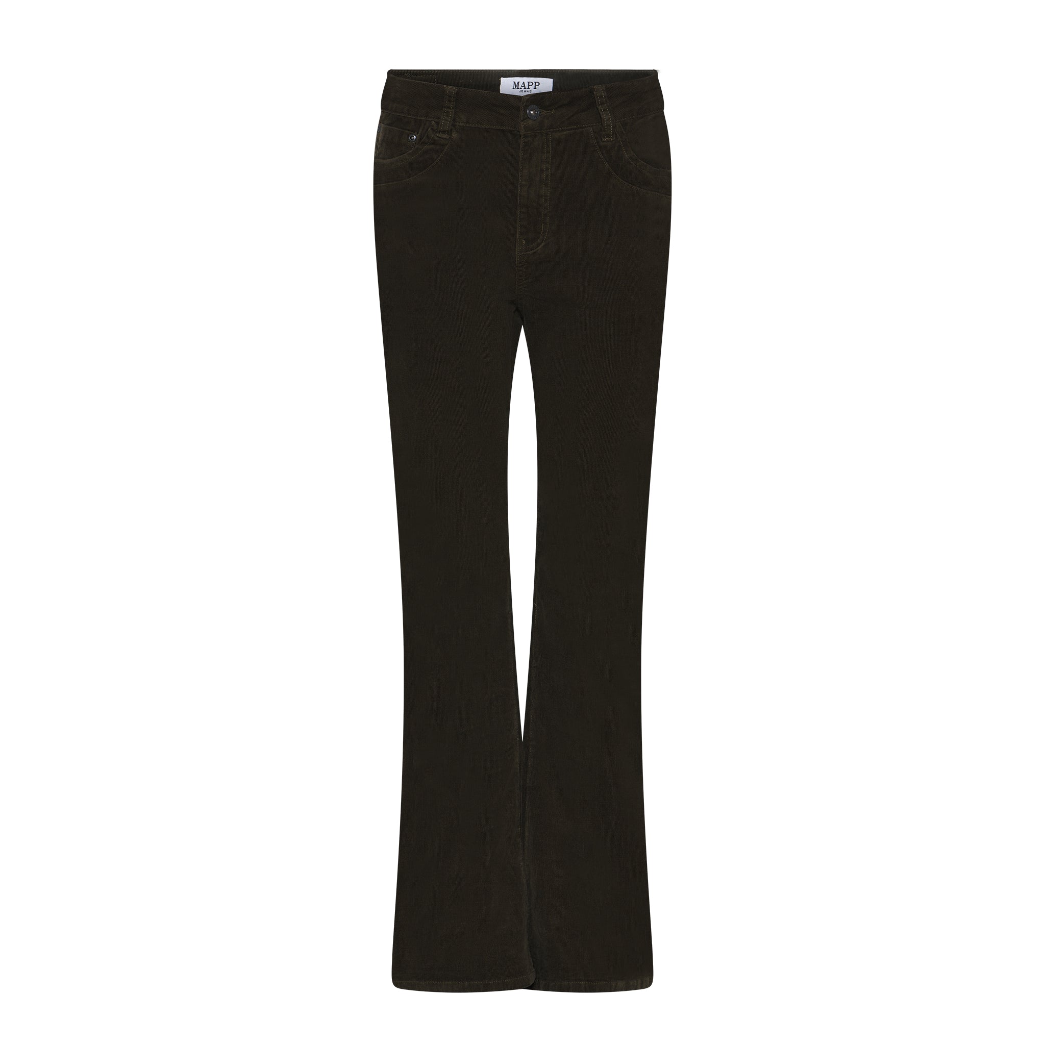 MAPP PATTI BOOTCUT CORD JEANS CORD/FLØJL 633 OLIVE OIL