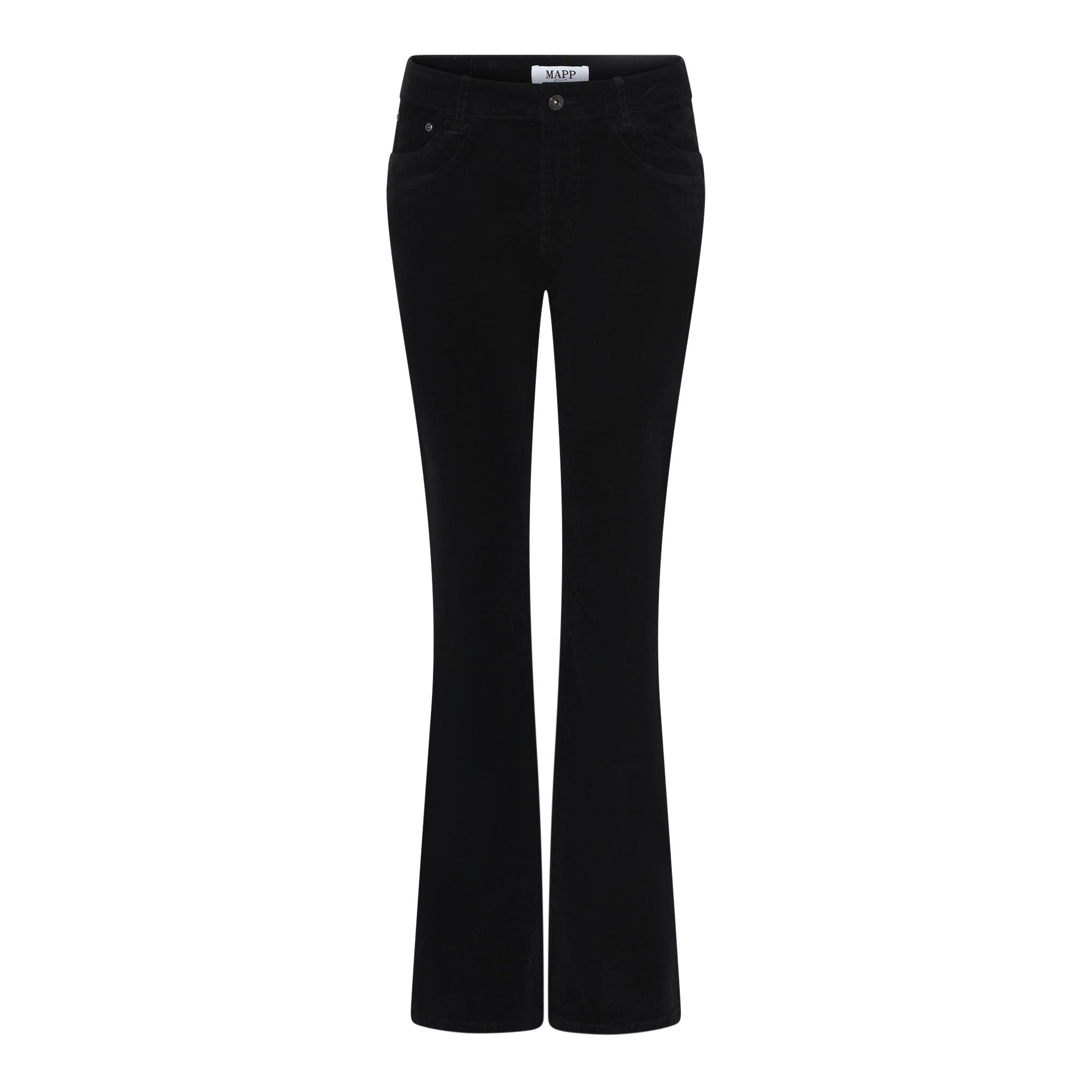 MAPP PATTI BOOTCUT CORD JEANS CORD/FLØJL 80 BLACK