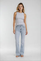 MAPP PATTI BOOTCUT DENIM JEANS DENIM/TWILL 8996 LIGHT BLUE USED