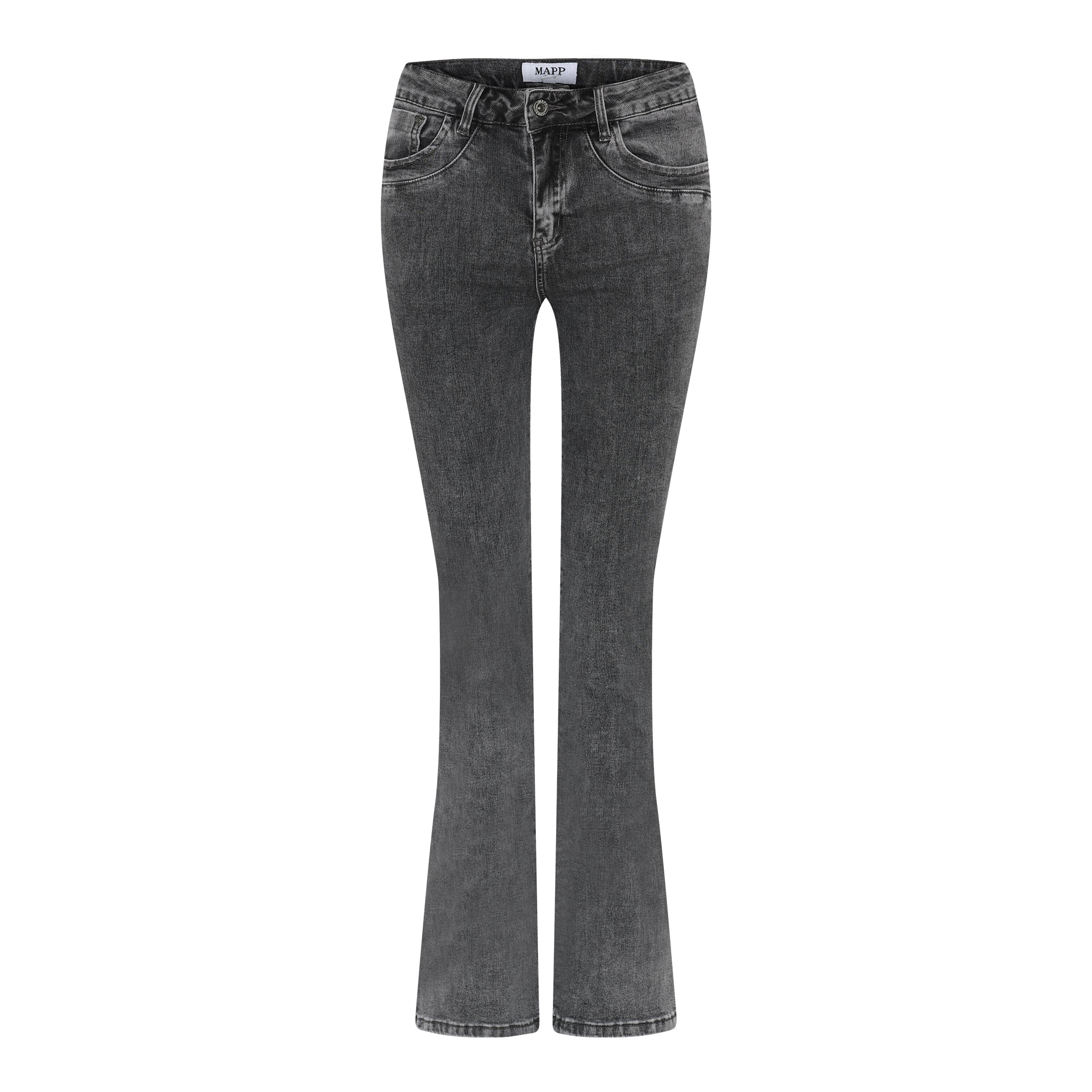 MAPP PATTI BOOTCUT DENIM JEANS DENIM/TWILL 579699 GREY USED DENIM