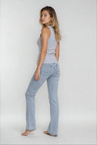 MAPP PATTI BOOTCUT DENIM JEANS DENIM/TWILL 8996 LIGHT BLUE USED