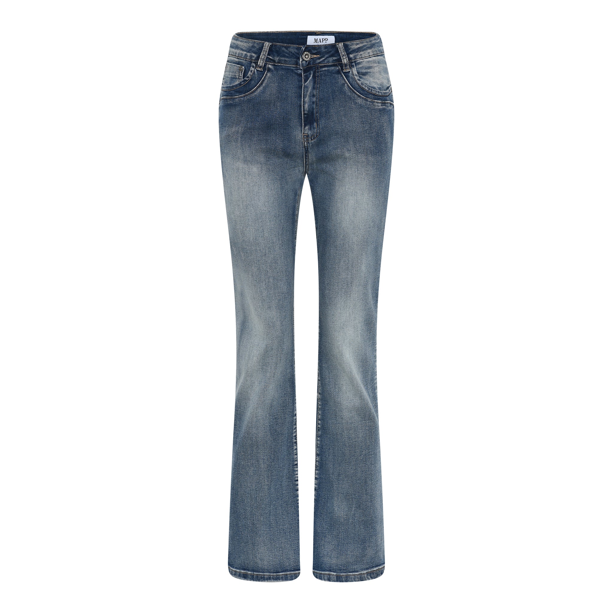 MAPP PATTI BOOTCUT DENIM JEANS DENIM/TWILL 9196 LIGHT BLUE USED