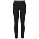 MAPP PATTI BUTTON DENIM JEANS DENIM/TWILL 81 BLACK DENIM