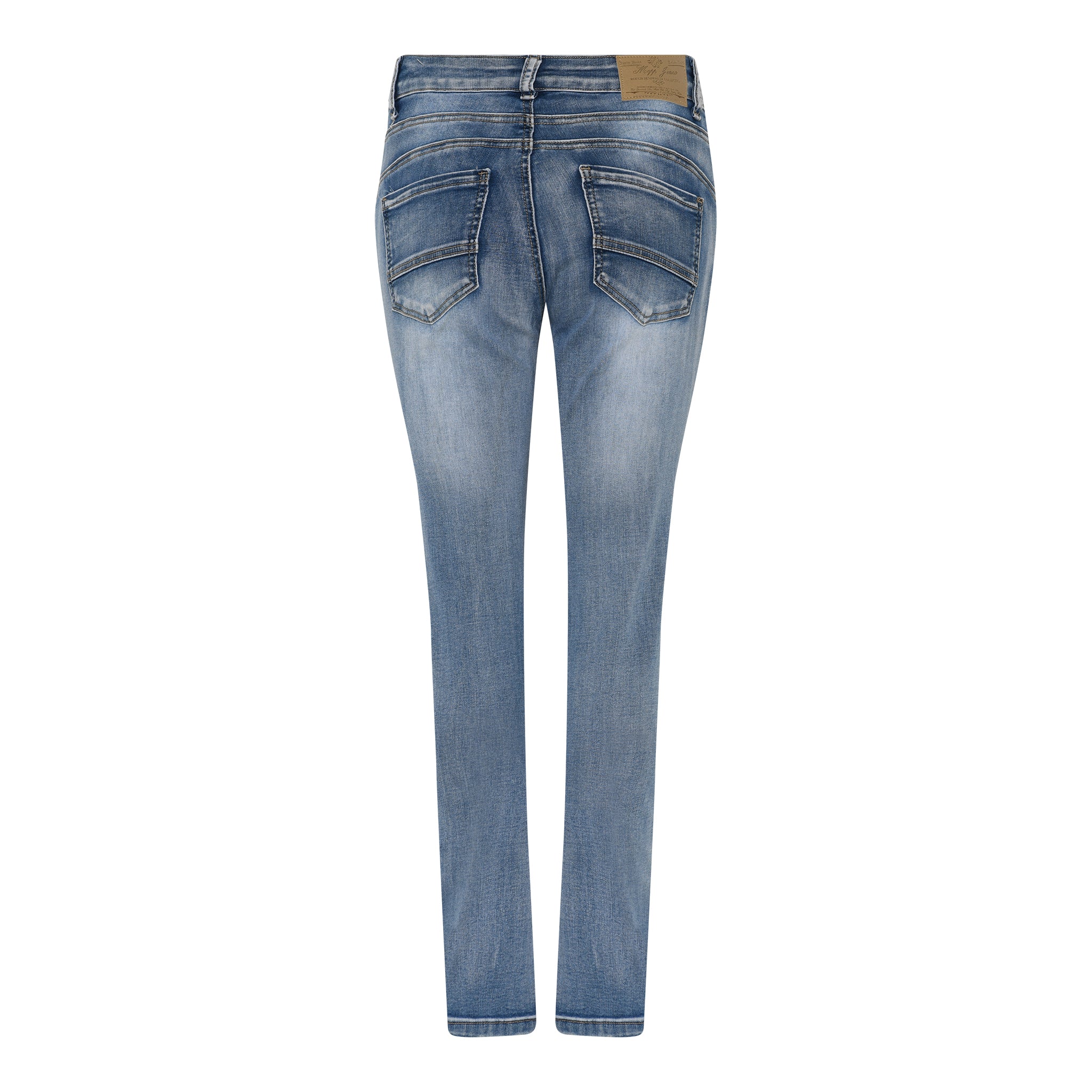 MAPP PATTI BUTTON DENIM JEANS DENIM/TWILL 9196 LIGHT BLUE USED