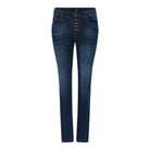MAPP PATTI BUTTON DENIM JEANS DENIM/TWILL 939699 CLASSIC BLUE USED