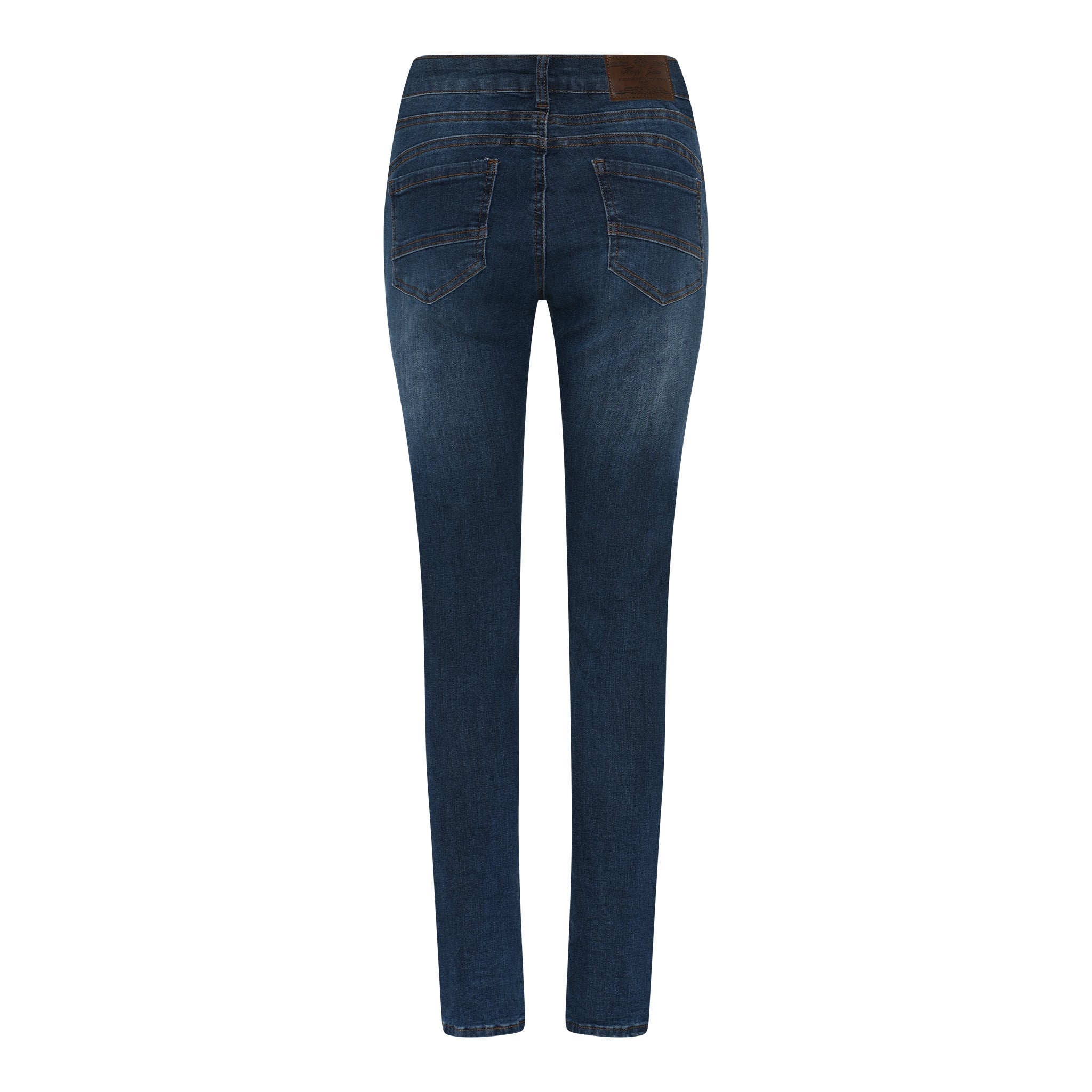 MAPP PATTI BUTTON DENIM JEANS DENIM/TWILL 969699 DARK BLUE USED