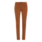 MAPP PATTI BUTTON TWILL JEANS DENIM/TWILL 137 TOBACCO