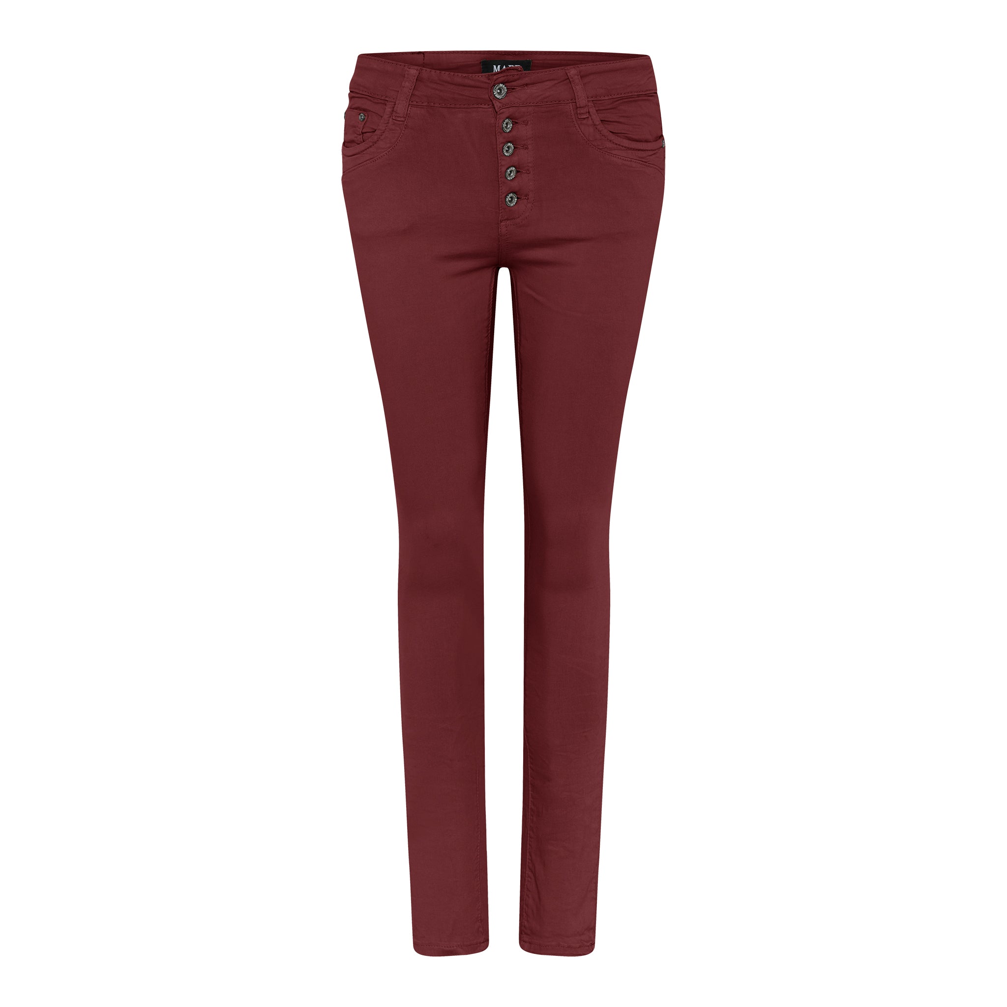 MAPP PATTI BUTTON TWILL JEANS DENIM/TWILL 458 DAWN ROSE