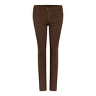MAPP PATTI BUTTON TWILL JEANS DENIM/TWILL 614 MOCHA
