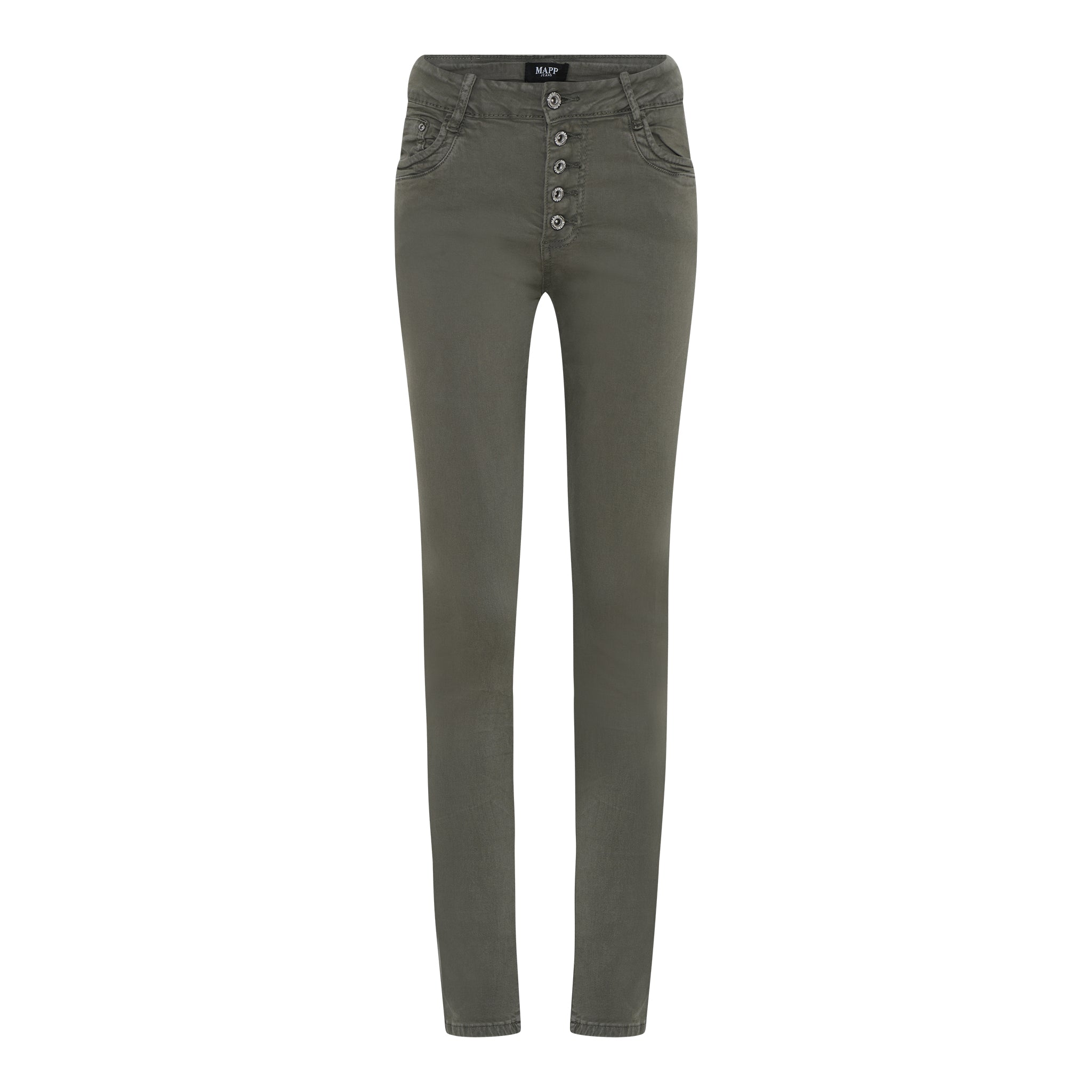 MAPP PATTI BUTTON TWILL JEANS DENIM/TWILL 645 SALVIE