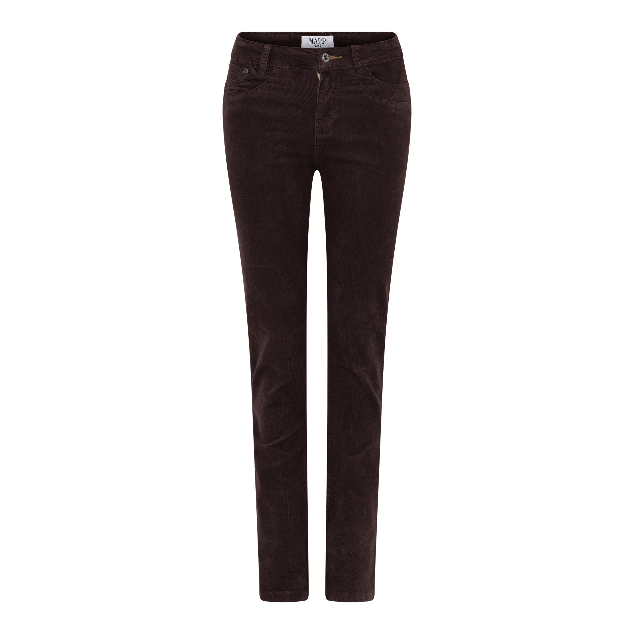 MAPP PATTI STRAIGHT BABY CORD JEANS CORD/FLØJL 129 CHOCOLATE