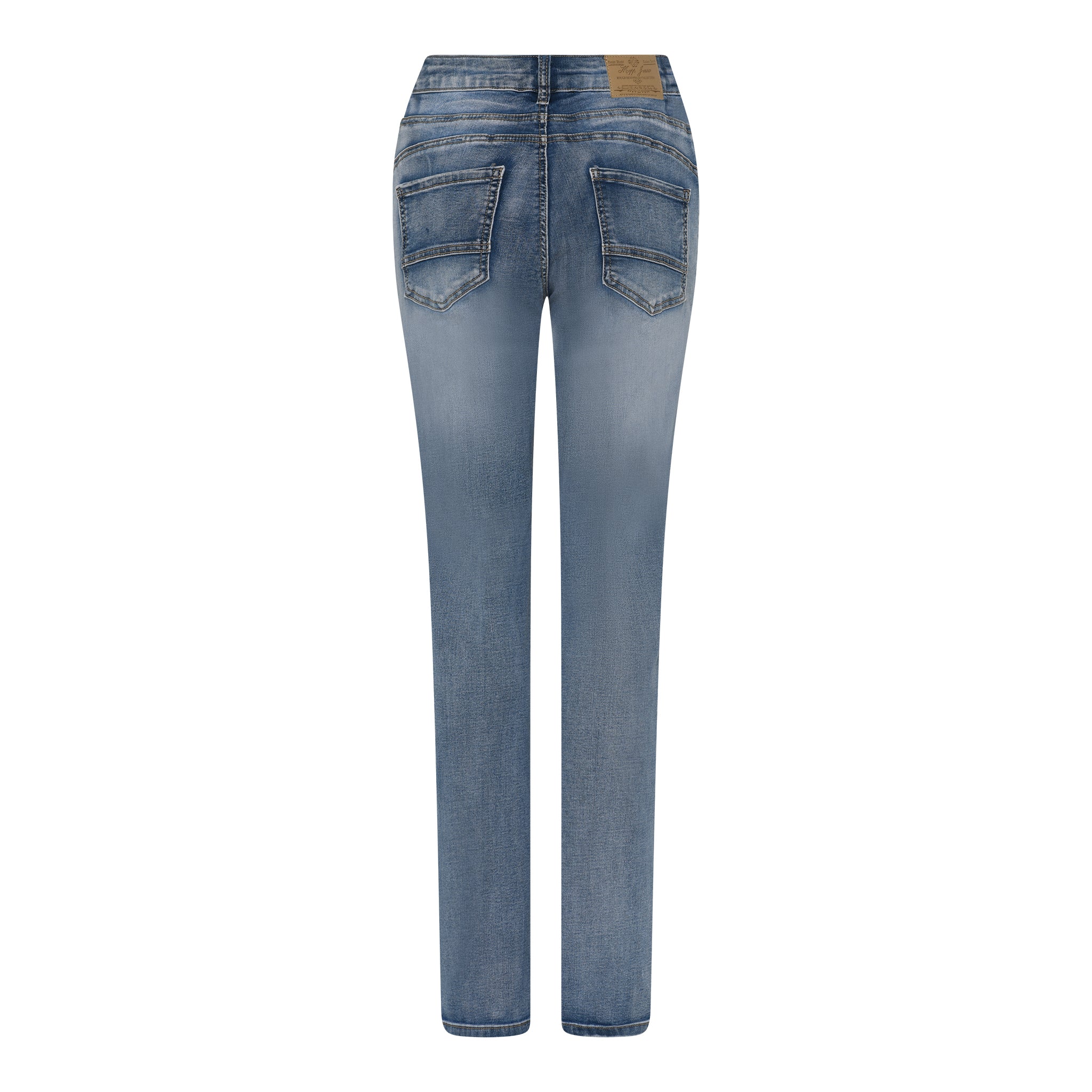 MAPP PATTI STRAIGHT DENIM JEANS DENIM/TWILL 9196 LIGHT BLUE USED