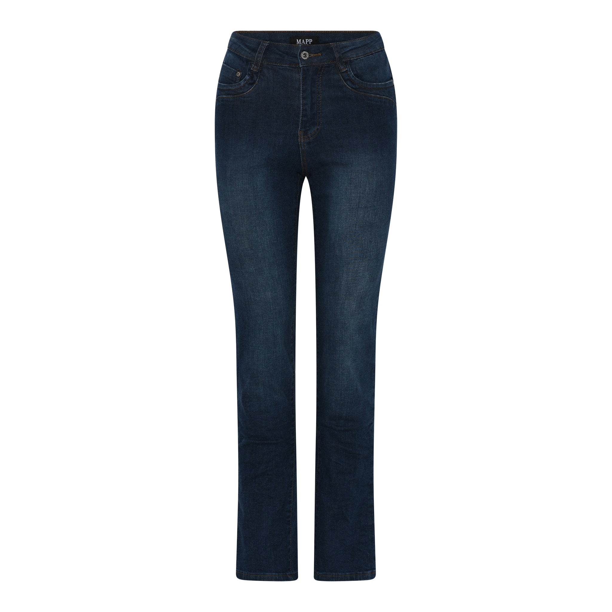 MAPP PATTI STRAIGHT DENIM JEANS DENIM/TWILL 969699 DARK BLUE USED