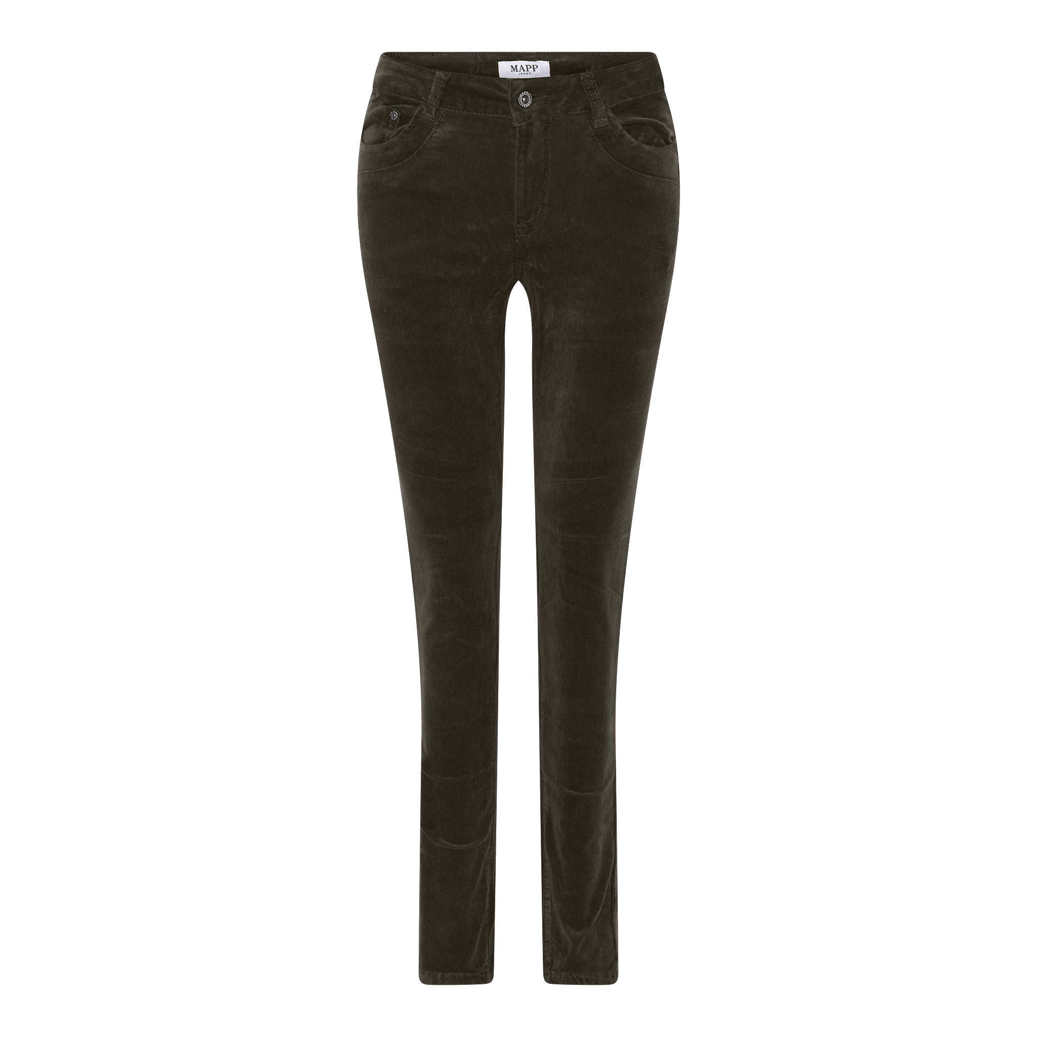 MAPP PATTI ZIP CORD JEANS CORD/FLØJL 633 OLIVE OIL