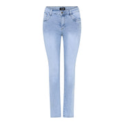 MAPP PATTI ZIP DENIM JEANS DENIM/TWILL 899699 LIGHT BLUE USED