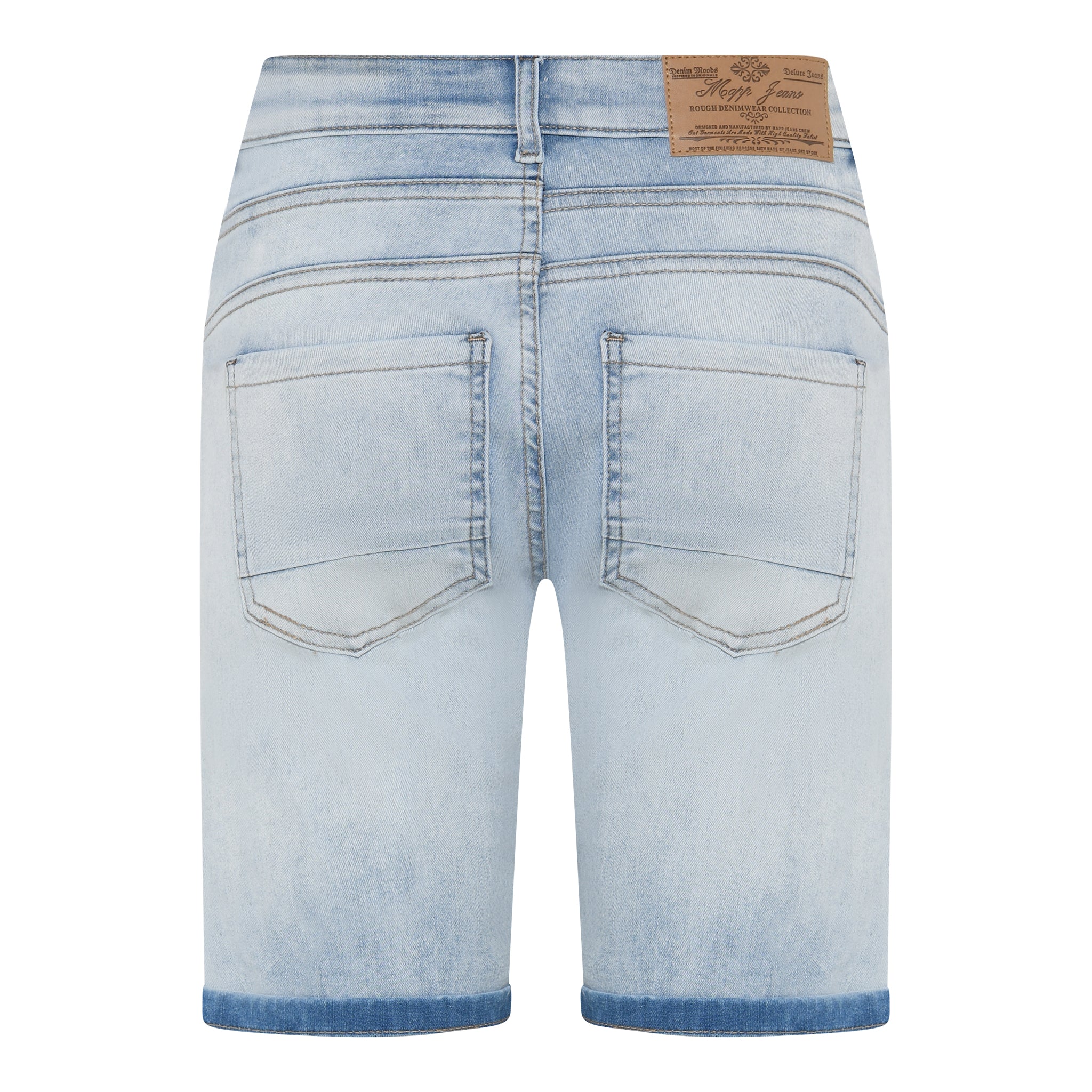 MAPP PATTI ZIP DENIM SHORTS SHORTS/SKIRT 909699 LT. BLUE USED