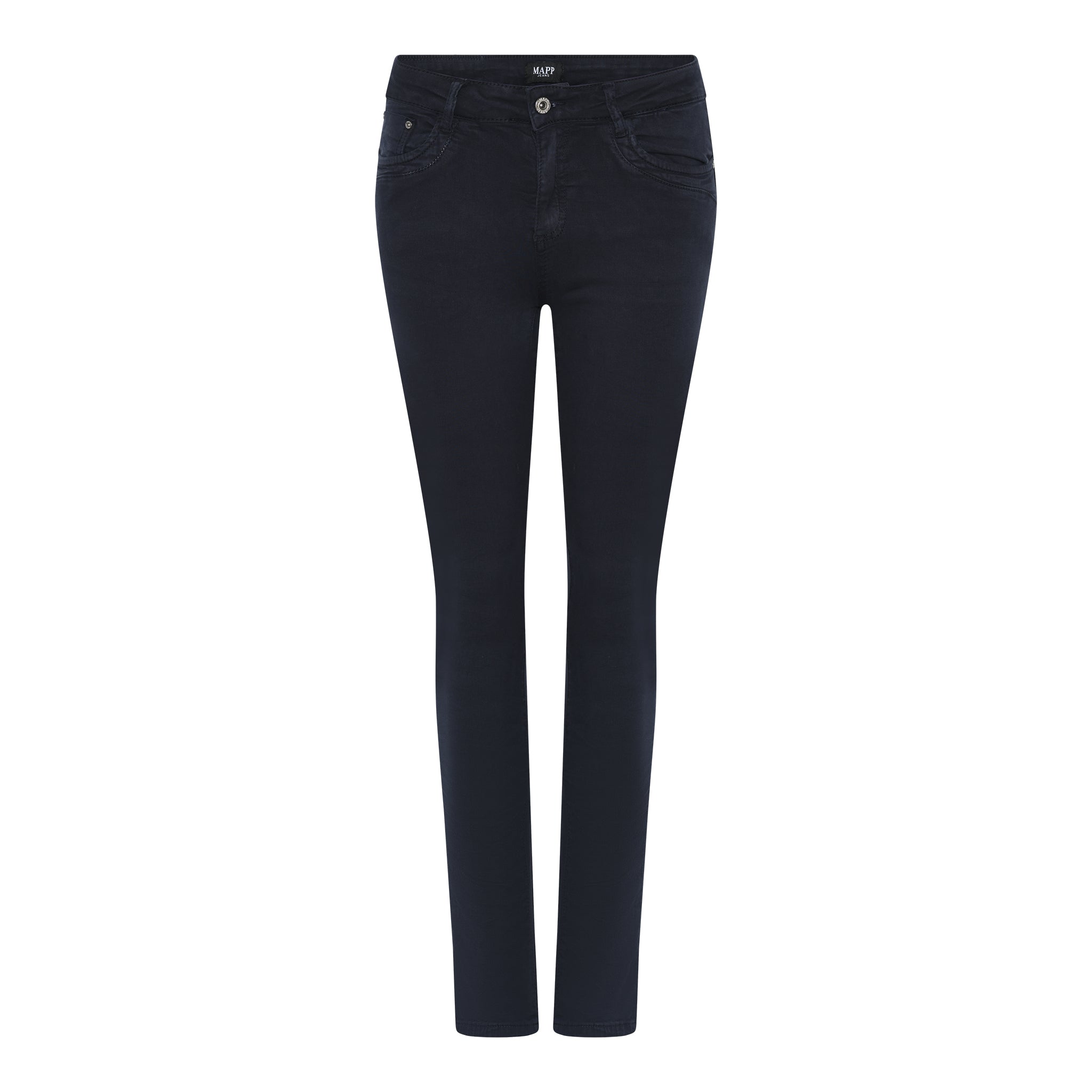 MAPP PATTI ZIP TWILL JEANS DENIM/TWILL 104 NAVY