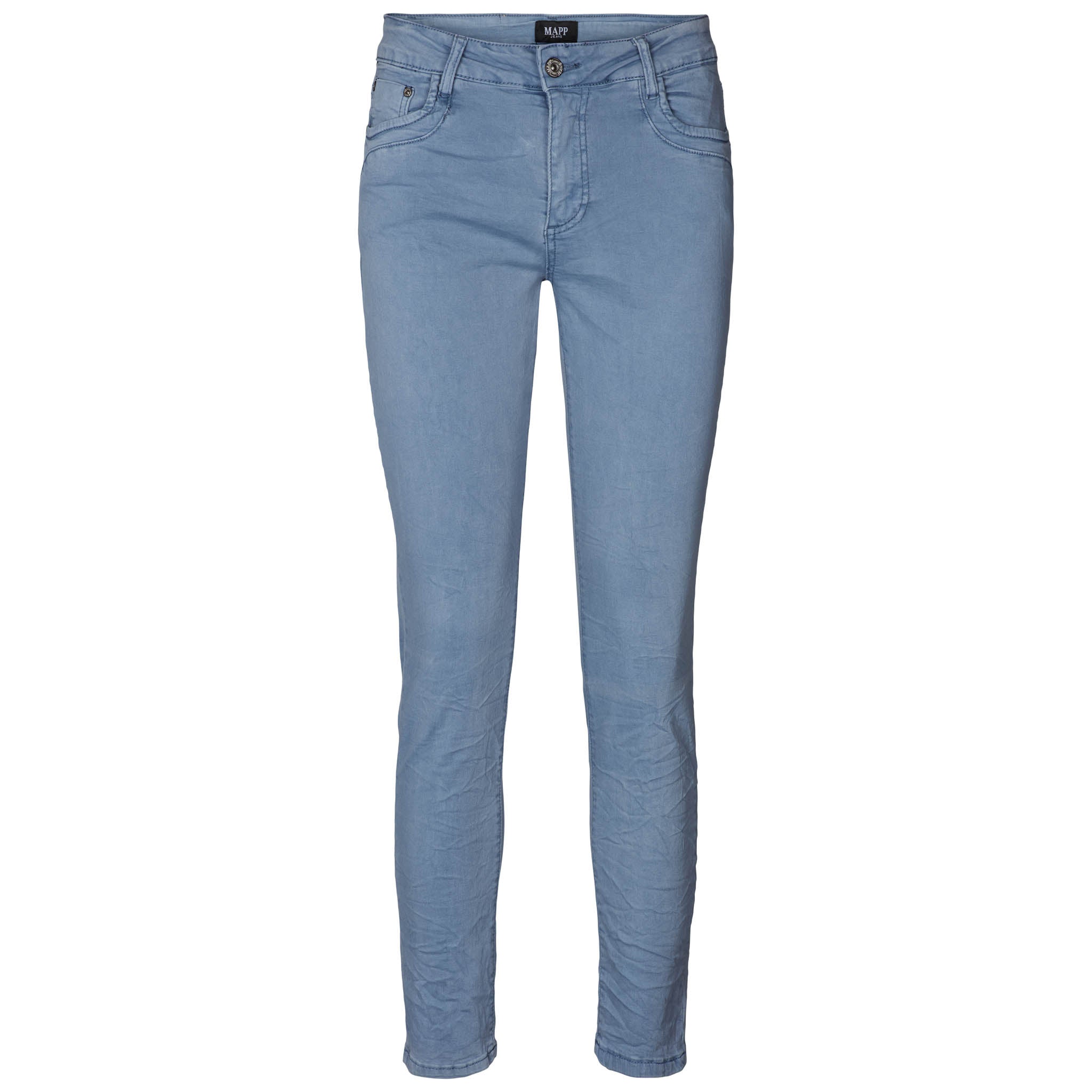 MAPP PATTI ZIP TWILL JEANS DENIM/TWILL 108 JEANS BLUE