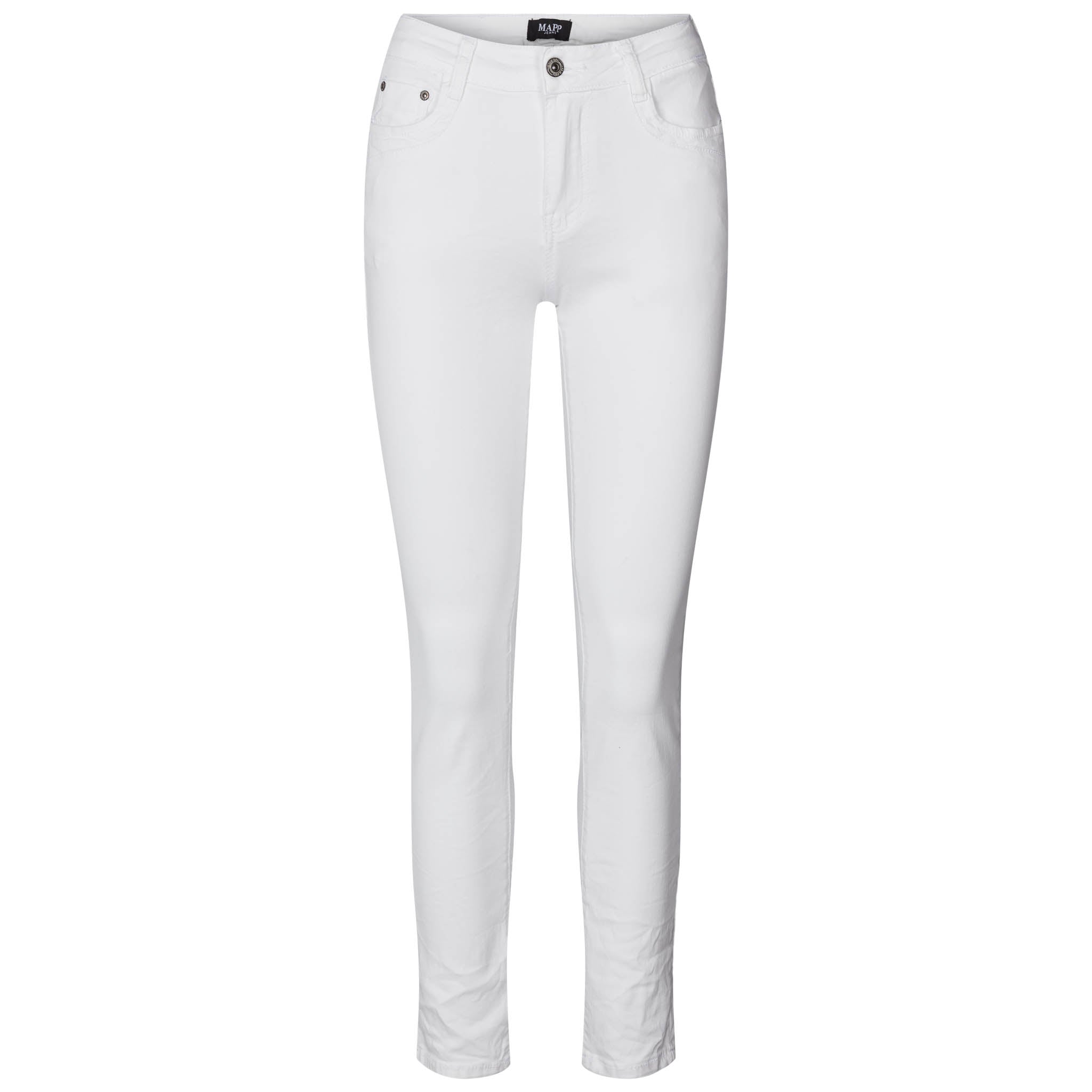 MAPP PATTI ZIP TWILL JEANS DENIM/TWILL 10 WHITE