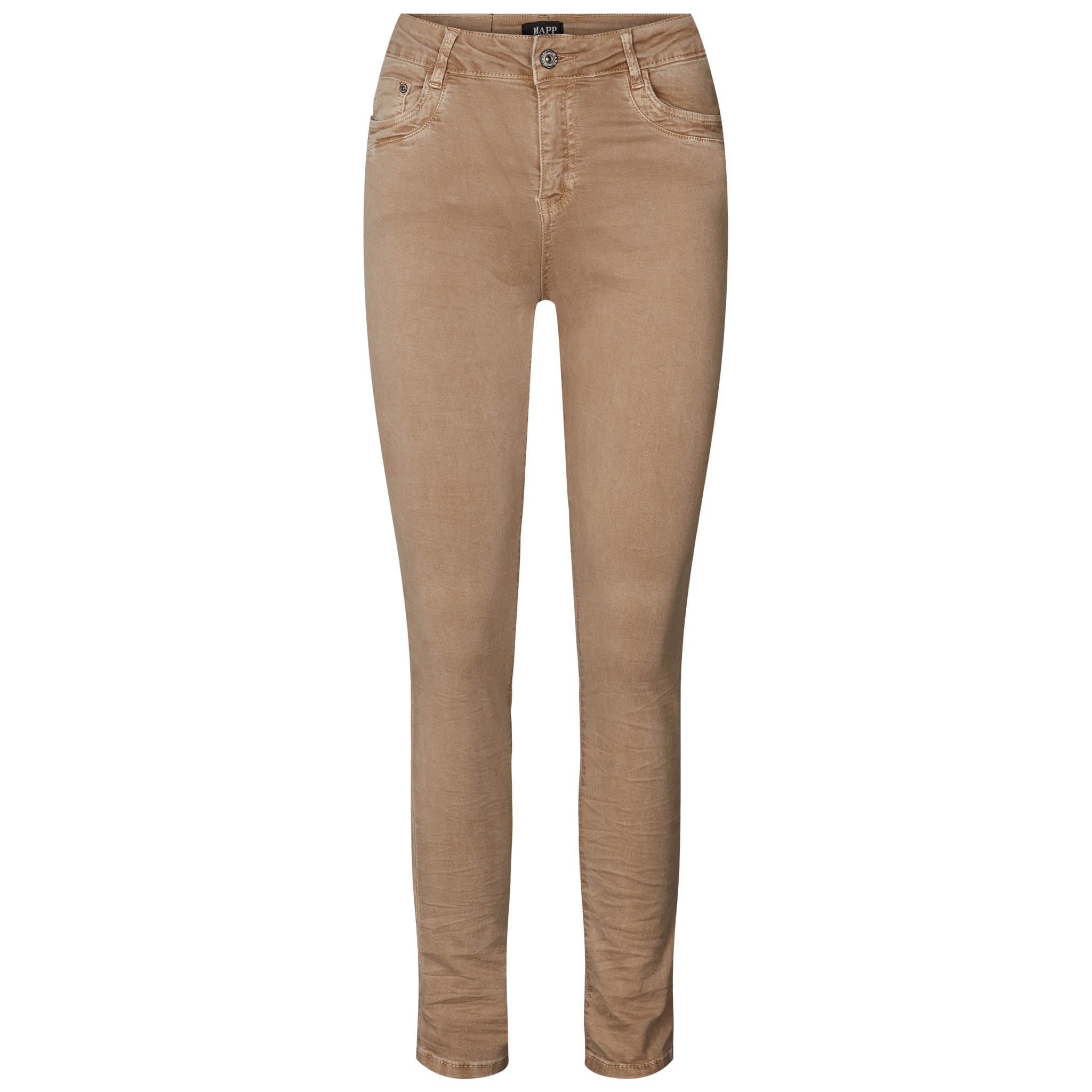 MAPP PATTI ZIP TWILL JEANS DENIM/TWILL 122 SOFT CAMEL