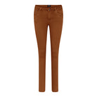 MAPP PATTI ZIP TWILL JEANS DENIM/TWILL 137 TOBACCO
