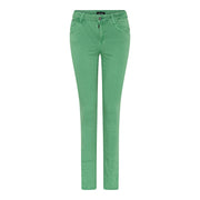 MAPP PATTI ZIP TWILL JEANS DENIM/TWILL 265 GRASS GREEN